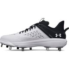 Baseball Under Armour Men's Yard Low MT Baseball Cleat, (001) Black/Black/White, 10.5