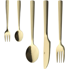 Steel Cutlery Sets Aida Raw Champagne Gold Cutlery Set 60pcs