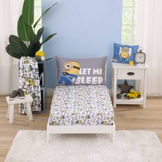 NoJo Illumination Lazy Minions Club 2 Piece Toddler Sheet Set