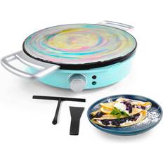 Indicator Lights Crepe Makers Nostalgia 12-Inch Spinning Crepe Maker