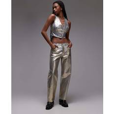 Guld Jeans Levi's Ankellange 90'er-Jeans - Metallisk Guldfarve