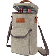 Camping & Outdoor Tirrinia 2 Bottle Wine Gift Tote Carrier