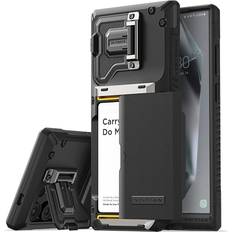 VRS Design For galaxy s24 ultra case [damda glide duoguard] w/ card wallet & kickstand Groove Khaki