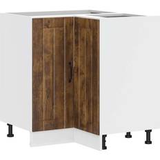 vidaXL Keuken Hoekonderkast Lucca Bewerkt Hout Gerookt
