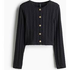 Cardigans H&M Cable Knit Look Cardigan - Gray