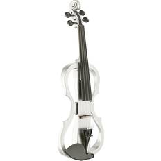 White Violins Stagg EVN X-4/4 Electric Violin Outfit White