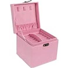Elegant Smyckeskrin Layered Watch Case - Rosa