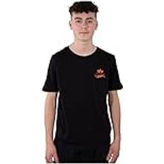 Alpha Industries Flame Teens T-Shirt - Black