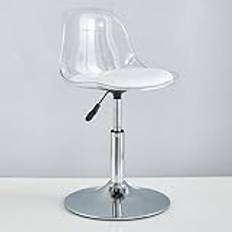 Transparent Stools Rvuem 01 Short Acrylic Bar Seating Stool