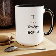 Cups & Mugs Printify T Is For Tequila Coffee Mug Cup & Mug