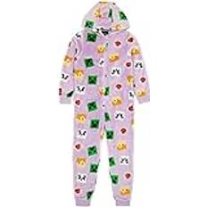 Purple Night Garments Minecraft Girls Onesie Kids Creeper - Purple