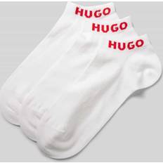Tøj HUGO Pakke Med 3 Par Lave Sokker Med Logo - Hvid