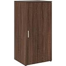 Shelves Storage Cabinets vidaXL Brown Oak 50 x 45 x 103.5 cm Storage Cabinet