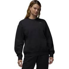 Jordan Women Tops Jordan Women's Flight Fleece Crewneck Sweatshirt - Black