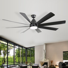 Hokku Designs Blade Classic LED Fan 72" Ceiling Flush Light