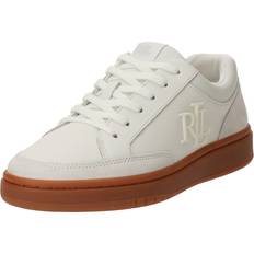 Lauren Ralph Lauren Hailey VI Leather Sneakers - Vit