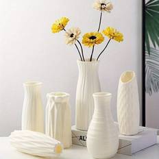 Temu Minimalist Style Plastic Rectangular Room Decor Vase