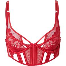 Hunkemöller Unwattierter Longline B&FC gel-BH Billie - Rot