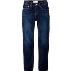 Viskoosi Housut Levi's 512 Slim Farkut - Tummansininen