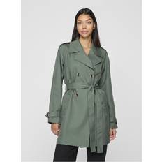 Groen - Trenchcoat Jassen Vila Riem Trenchcoat - Jade Groen