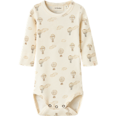 Lil'Atelier Long Sleeve Romper - Turtledove (13239256-1162948)