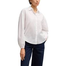 Herre Bluser BOSS C_Barby Bluse - Hvid