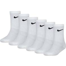 Kid's Basic Crew Socks 6-pack  - White