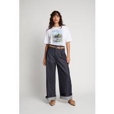 Munthe Silane T-Shirt - Lyseblå/Lysegul/Mørkegrøn/Hvid