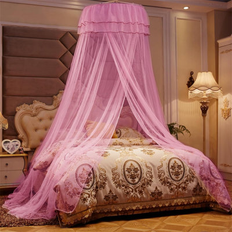 Pink Canopies Sawpy Bed Canopy Princess Dome Tent 102.0 H x 27.5 W in Red