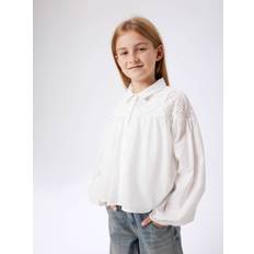 134/140 - Piger Skjorter Name It Shirt - Bright White