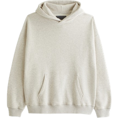 Men Tops Abercrombie & Fitch Essential Popover Hoodie - Light Heather Grey