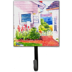 Pink Picture Hooks Caroline's Treasures Beach View Between The Houses Leash Holder 6.25 H x 4.25 W x 0.65 D Picture Hook