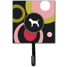 Black Picture Hooks Caroline's Treasures Border Terrier Leash Holder Small Multicolor Picture Hook