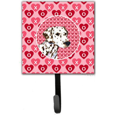 Metal Picture Hooks Caroline's Treasures Dalmatian Leash Holder Wall 6.25 H x 4.25 W x 0.65 D Picture Hook