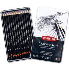 Derwent Pennor Derwent Graphic Blyerts 9B-H 12-set