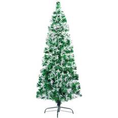With Lighting Christmas Trees Shatchi Flowers Fibre Optic Green Christmas Tree 121.9cm