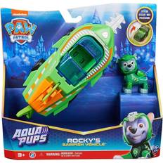 Paw patrol rocky Spin Master Paw Patrol Aqua Pups Rocky's Sawfish Vehicle