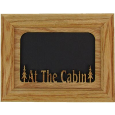 Oak Wall Decorations At the Cabin Picture 5 x 7 Photo Frame