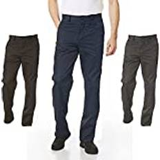 Classic Cargo Trousers With Knee Pad Pockets - Navy