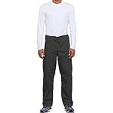 Unisex Drawstring Scrub Trousers Pewter XXS