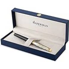 Waterman Rollerballpenna Metall och Svart Lack