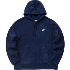 Nike Club Men's Winterized Pullover Hoodie - Midnight Navy/White