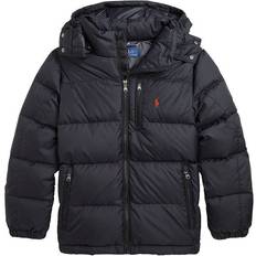 98 - Daunenjacke Jacken Polo Ralph Lauren Steppjacke Mit Reißverschlusstaschen - Black