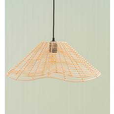 Rattan Lamp Parts Heritage Hues Rattan Round Lamp 23cm H x 37cm W Shade