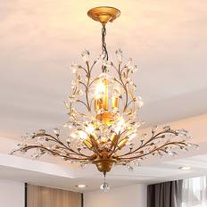 Blue Elephant Light Crystal Dimmable Empire Chandelier 55cm H x 78cm W x 78cm D Pendant Lamp