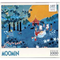 Mumin pussel Barbo Toys Moomin Art Blue Puzzle 1000 Pieces