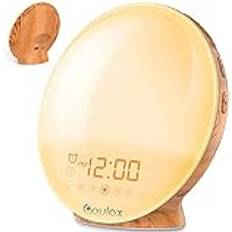 COULAX Multicolor Wake Up Light Väckarklocka