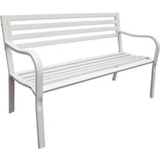 ClassicLiving Azuela Park White Garden Bench