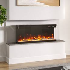 Belfry Heating Flores Electric Inset Fire 44cm H x 101.8cm W x 20cm D