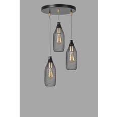 Hanah Home Chandle Chandelier 70cm H x 30cm W x 30cm D Pendant Lamp